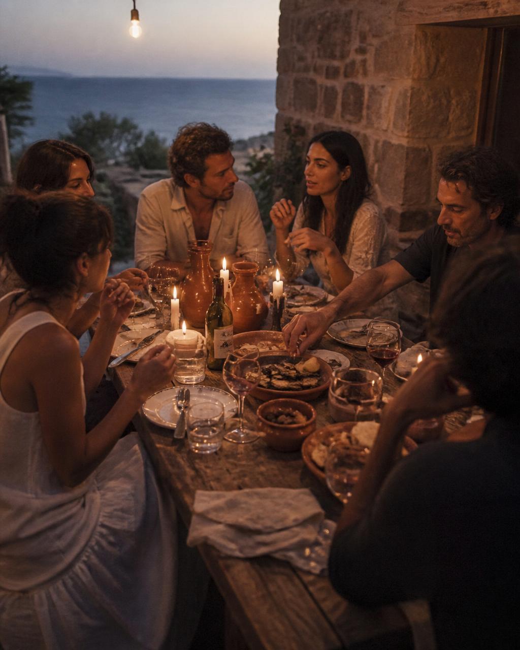 Candlelit supper